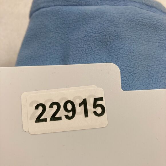 The North Face Fleece Jacket Women's Medium Blue Color Block Soft Shell Full Zip - Picture 11 of 11